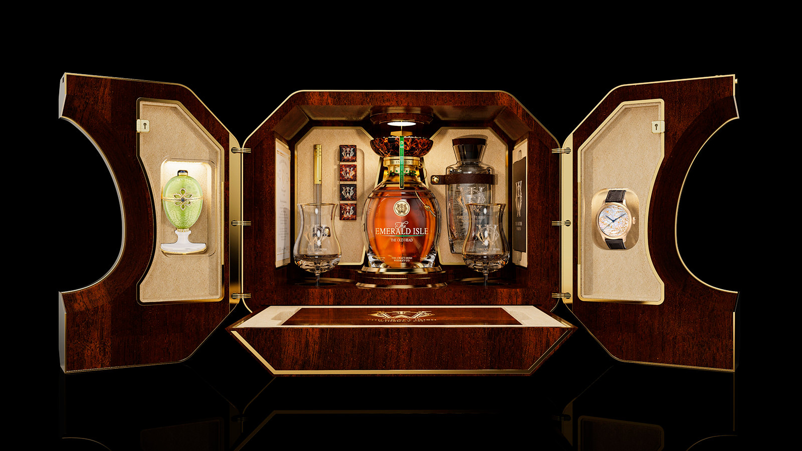 Craft Irish Whiskey X Fabergé Emerald Isle Collection